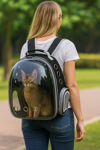 Sac à Dos Respirant et Imperméable pour Mini Chien et Chat